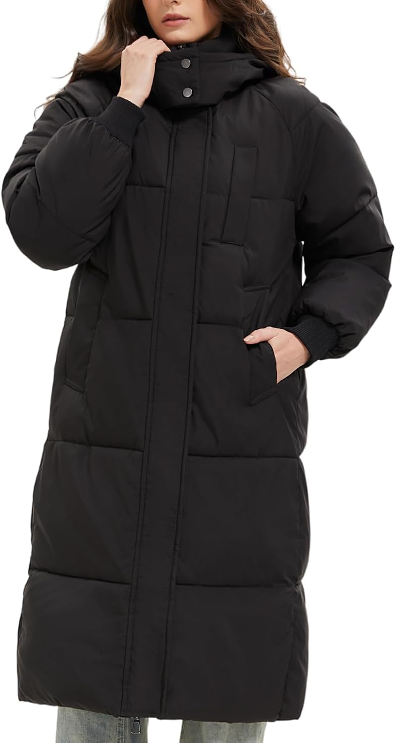 High Tech Insulated Long Puffer Coat for Women