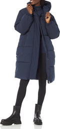 Oversized Longline Puffer Jacket for Women