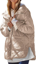 Loose Fit Hooded Pullover Puffer for Women