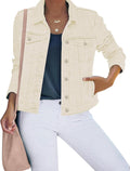 Relaxed Fit Stretch Denim Outerwear for Women