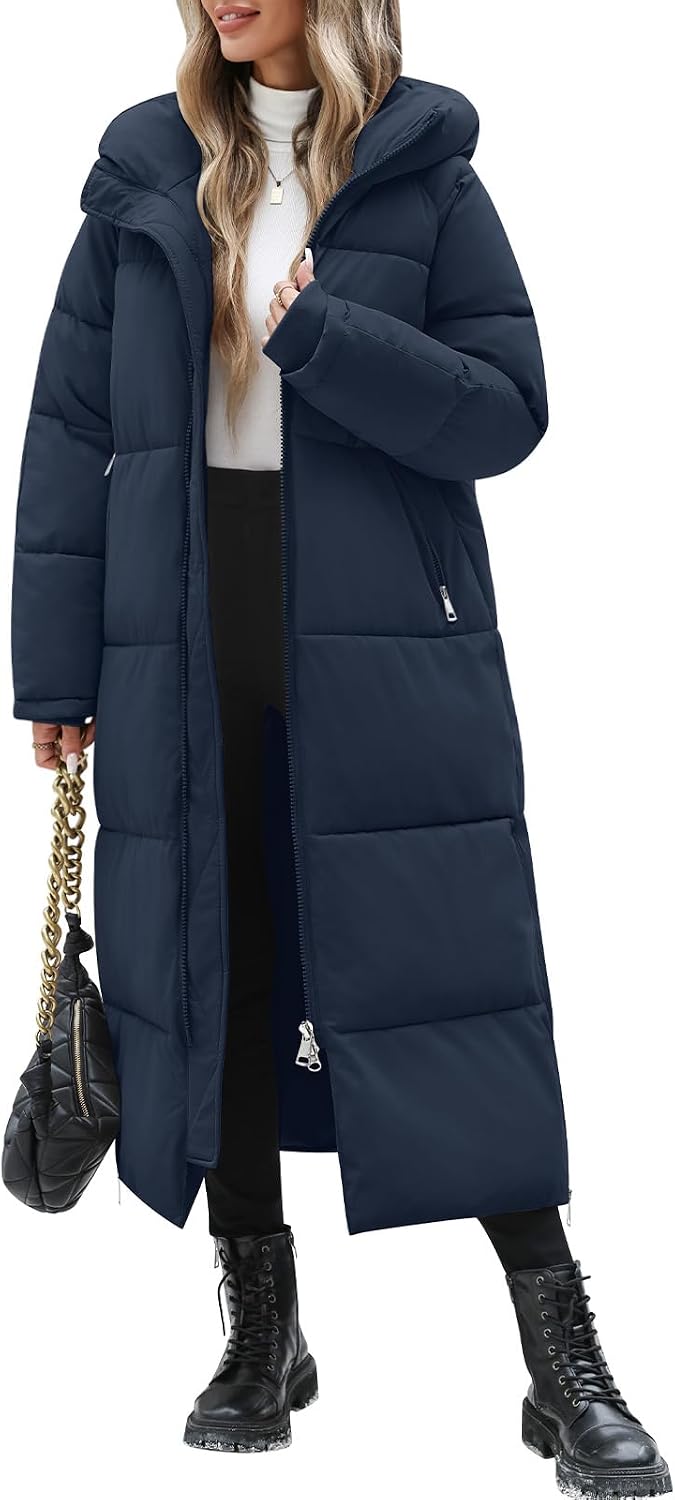 Long Insulated Down Coat for Women