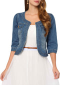 Denim Cardigan Jacket for Women