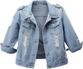 Distressed Denim Outerwear for Women