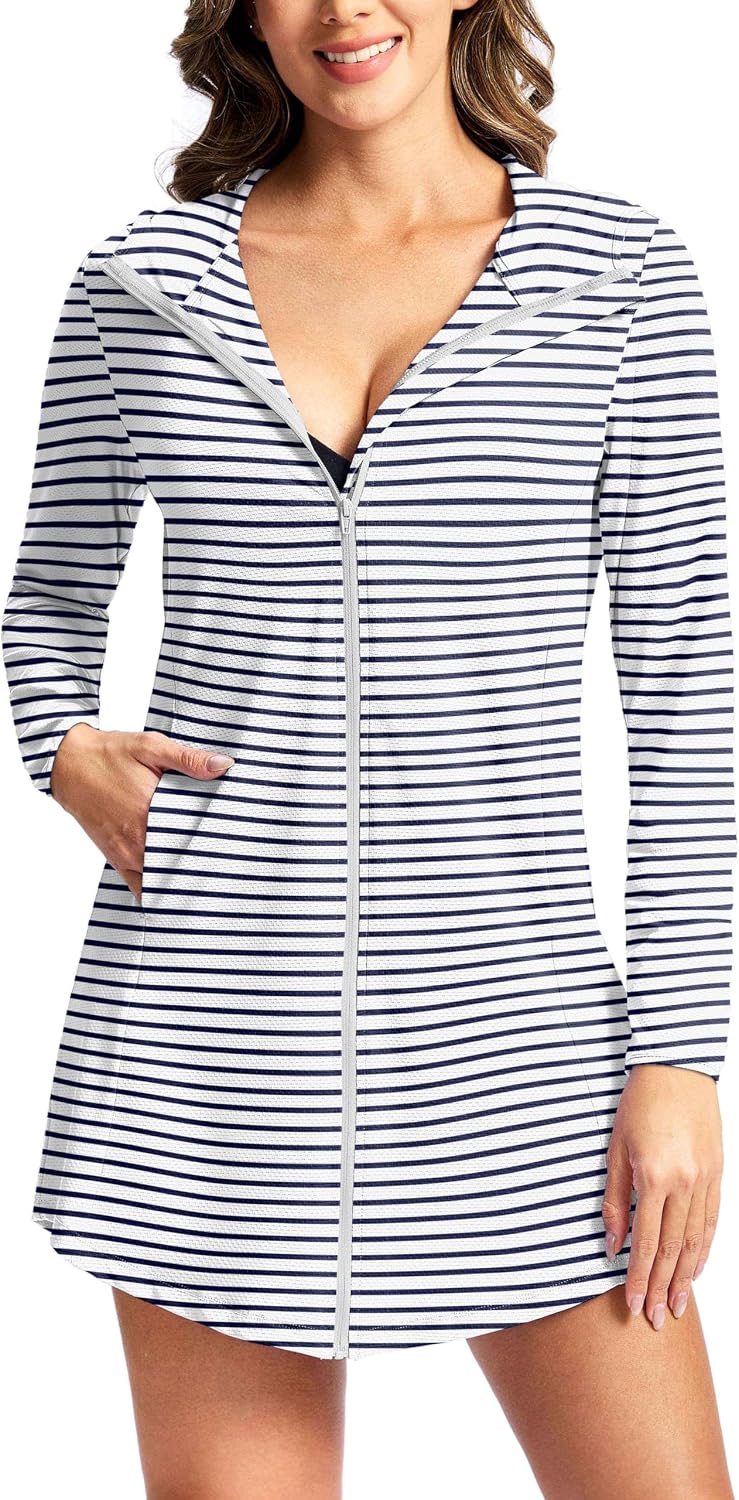 Long Sleeve Swim Cover Up for Women